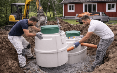 Hur installerar man ett enskilt avlopp?